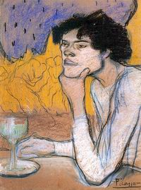 Girl in a Cafe - Picasso